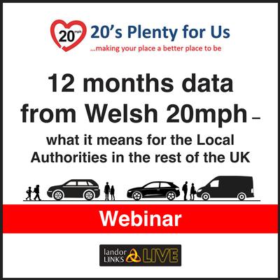 12 months data from Welsh 20mph – what it means for the Local Authorities in the rest of the UK