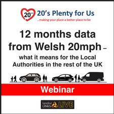 12 months data from Welsh 20mph – what it means for the Local Authorities in the rest of the UK