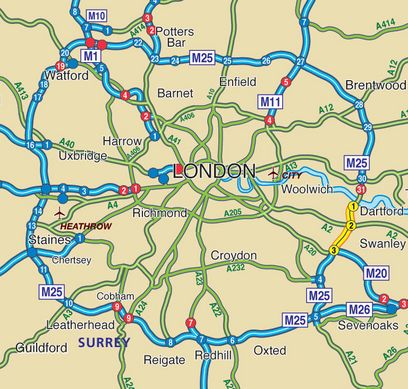 M25 Junction 1b To 3 Widening Kent TXNews Transport News   2093 L 