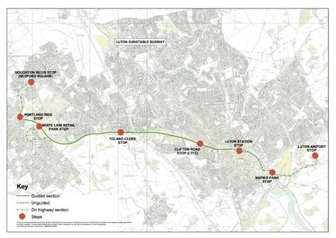 Luton to Dunstable guided busway, Central Bedfordshire/Luton | TXNews ...