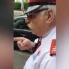 Parking patrol officer caught on film swearing at motorist