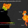Combined satellite images and machine learning maps poverty via land uses