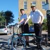 Sevenoaks enforcement officers get on their electric bikes