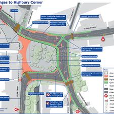 London's dangerous Highbury Corner to be remodelled