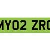 Zero emissions vehicles could get green number plates