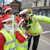 It’s time to ‘slow ho ho’ down, young Santas tell drivers