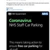 NHS staff and social carers get free parking