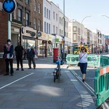 Social distancing on the streets of Hammersmith & Fulham