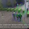 Analysis of active travel social distancing compliance using video analytics