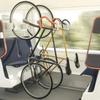 Bike racks for train seats could keep passengers socially distanced