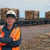 Timber train trial takes traffic off road