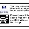 Signs and EV bays to boost use of lamp column chargers