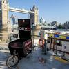 Medical supplies delivered to NHS trust by riverboat and cargo bike