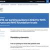 Free hospital parking is for those most in need, says government advice