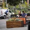 Parklets boost business on The Cut