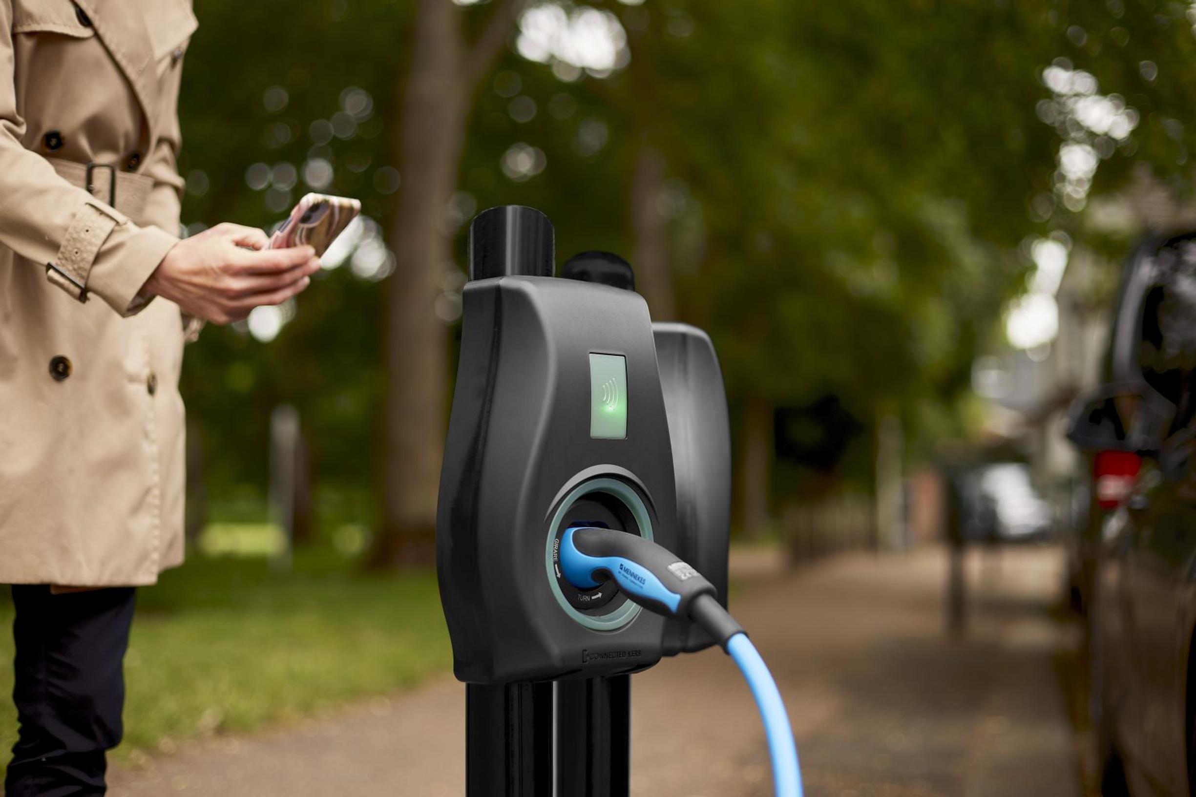 A Connected Kerb charger