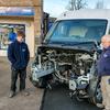 Charity's van cannibalised while parked