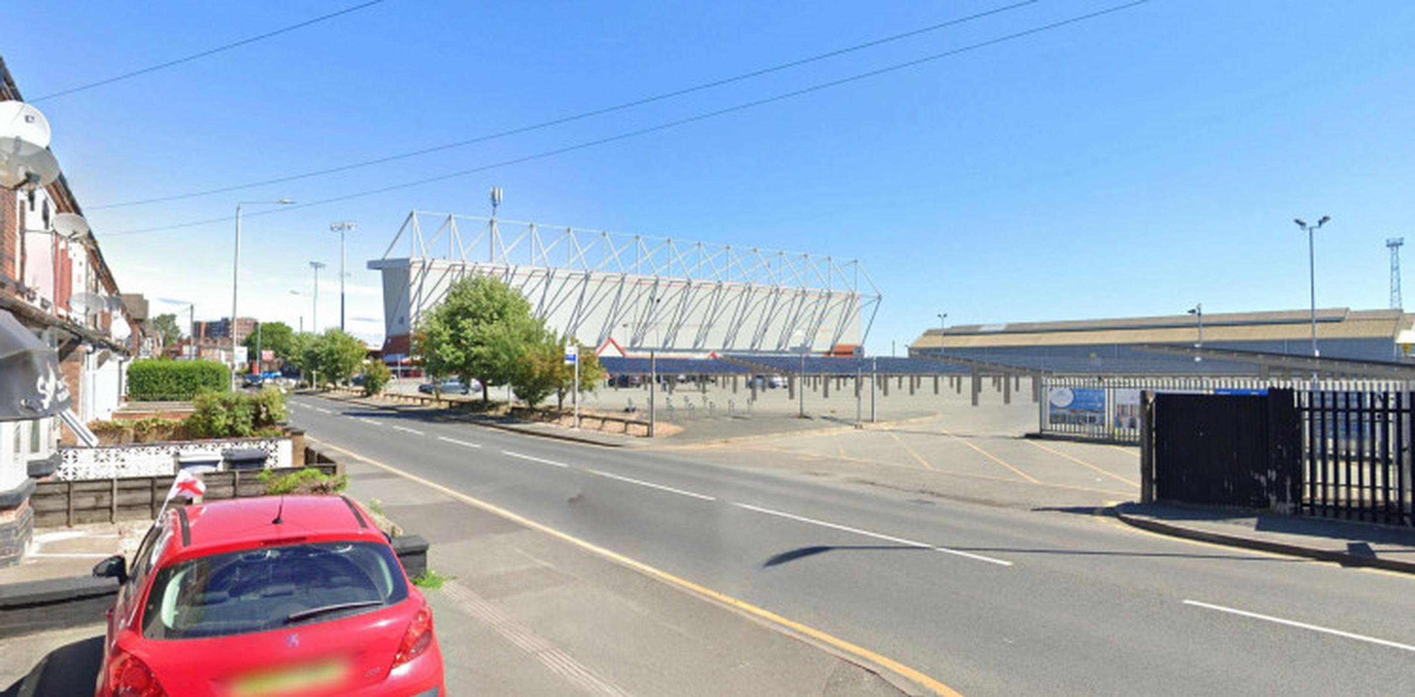 The Mornflake Stadium car park