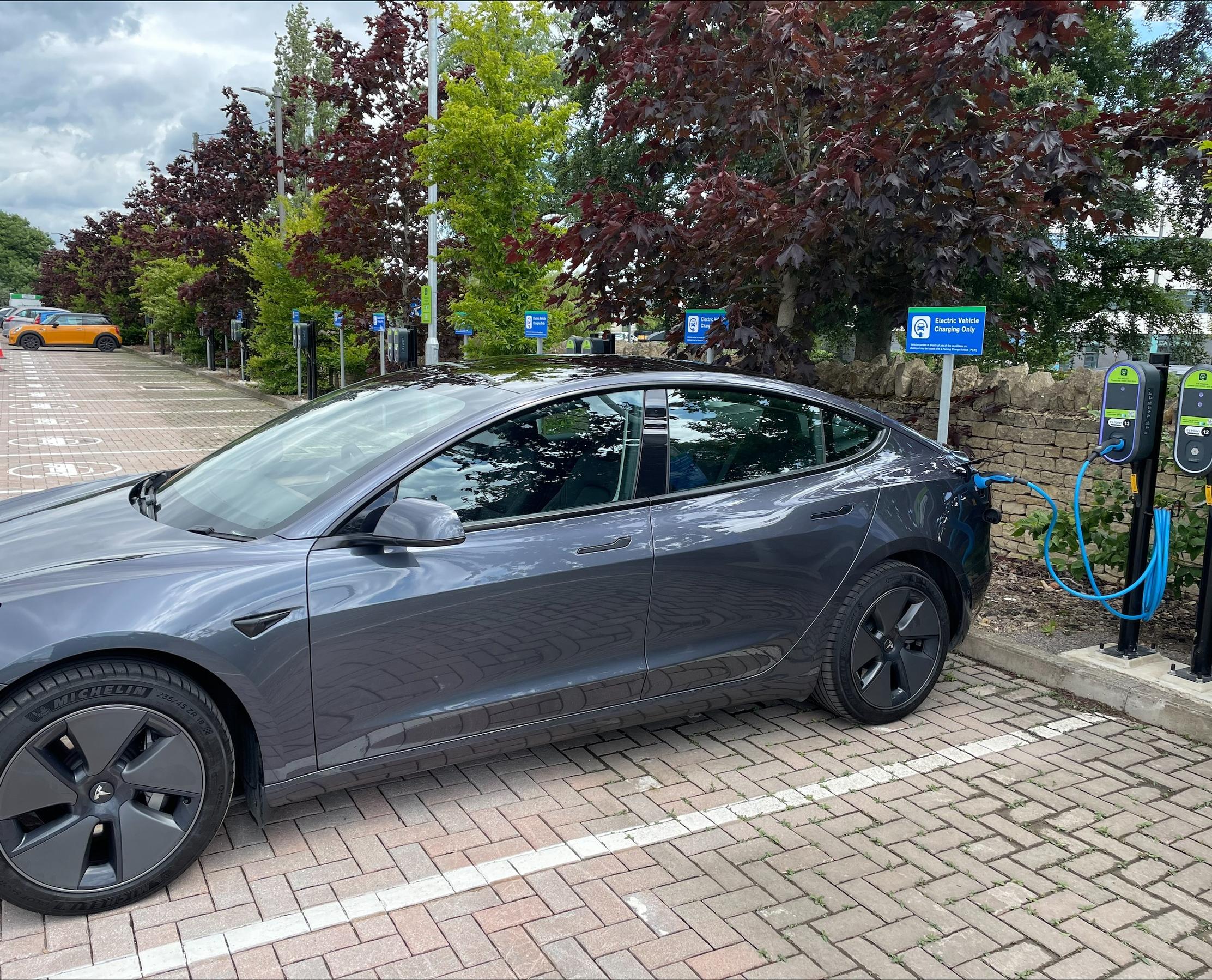 EV charging at Chippenham station