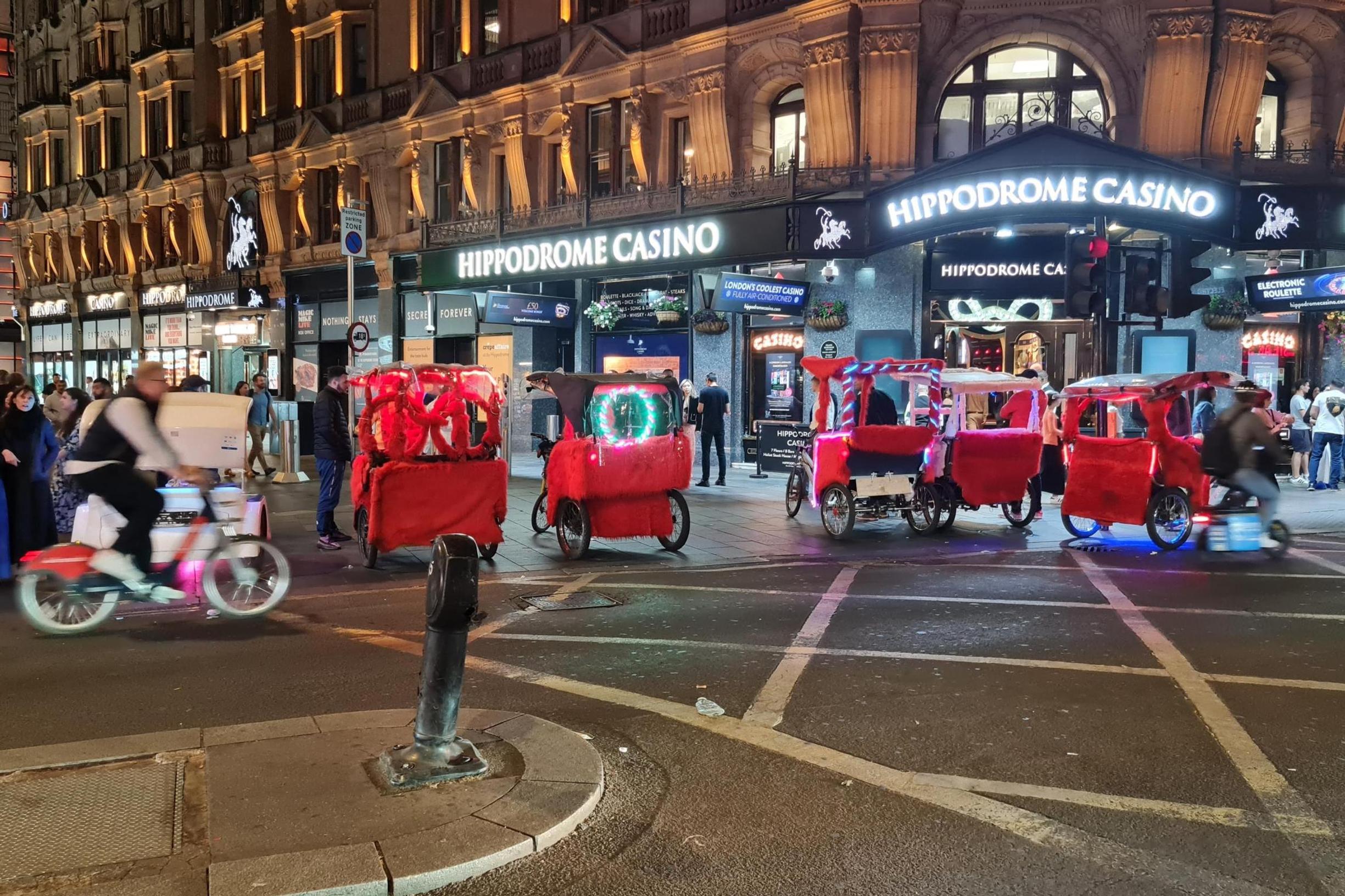 Pedicabs in Westminster