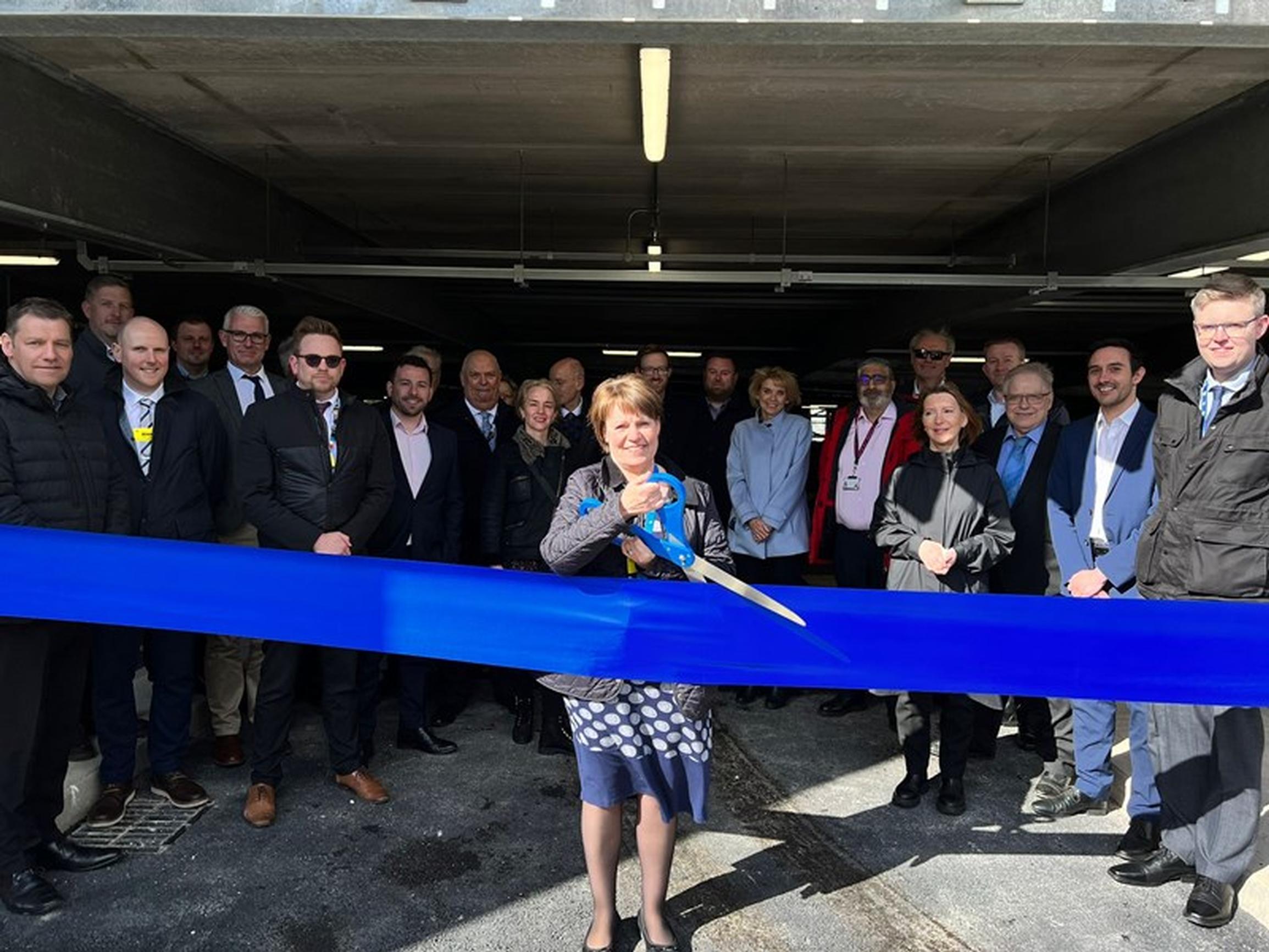 UHNM CEO Tracey Bullock declares car park open
