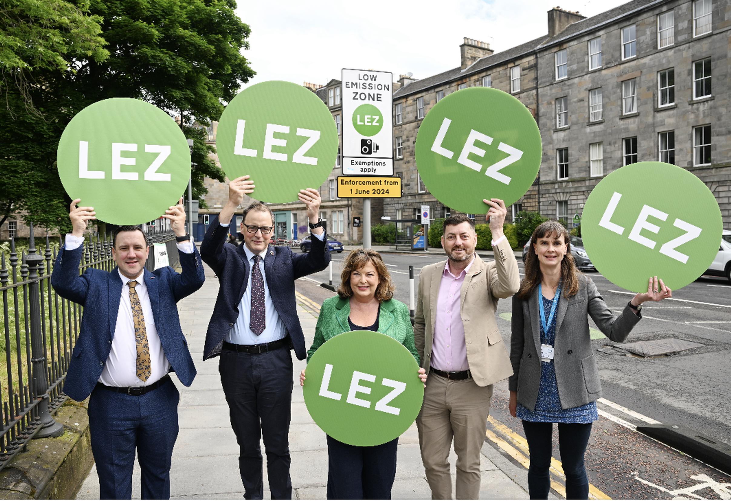 Launching enforcement of the Edinburgh LEZ