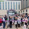 Trams return to Blackpool train station after 60 years as extension opens