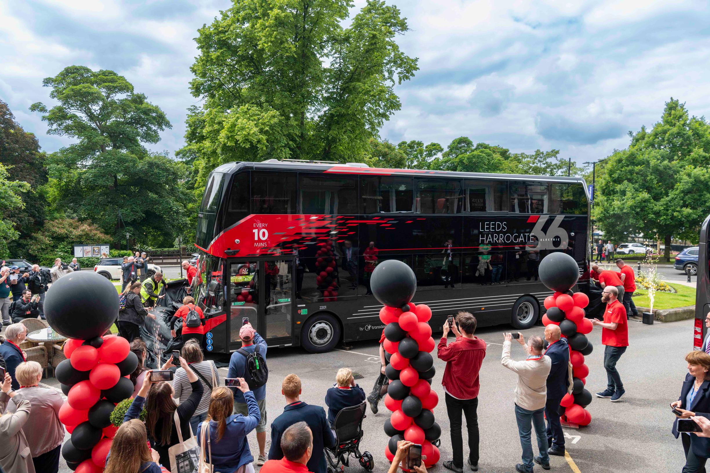 Route 36 between Leeds, Harrogate and Ripon is being further upgraded with the arrival of new high specification electric buses