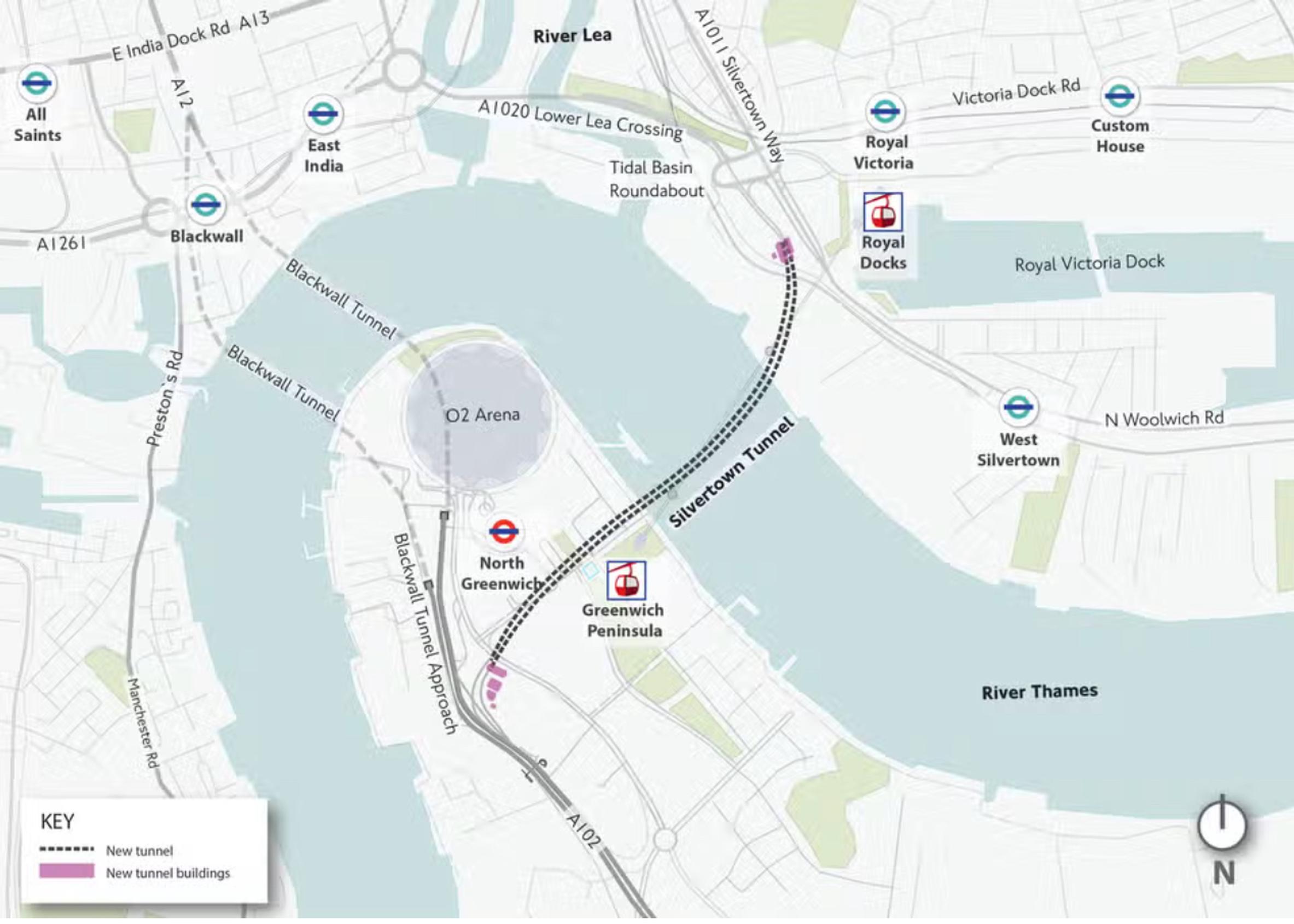 Silvertown Tunnel will link Newham to the Greenwich peninsula via a 1.4km road tunnel under the Thames