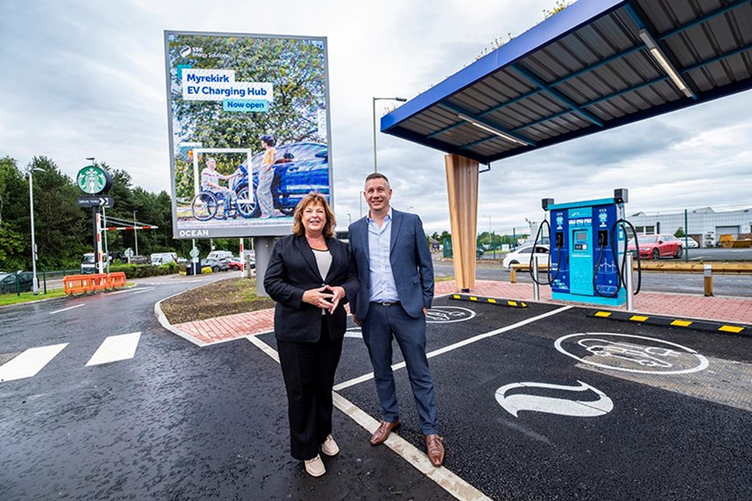 EV charging hub goes live in Dundee