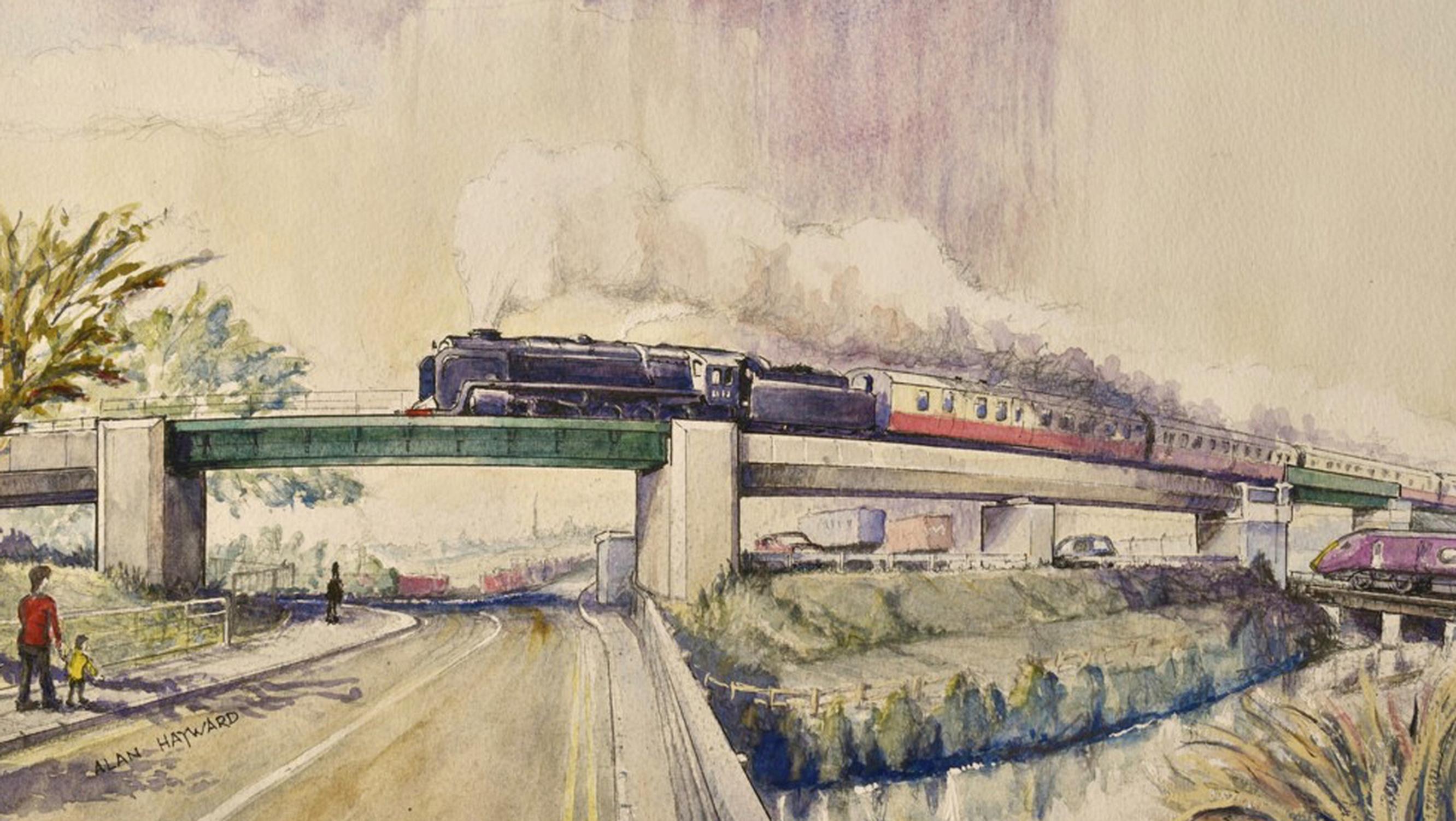 An artist’s impression of the restored connection