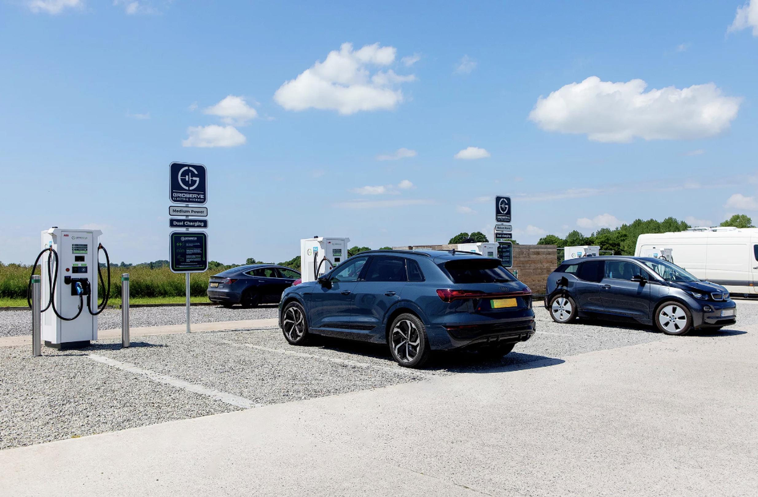 The GRIDSERVE Electric Retail Hub at the TEALS farm shop