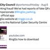 Portsmouth issues fake QR code warning