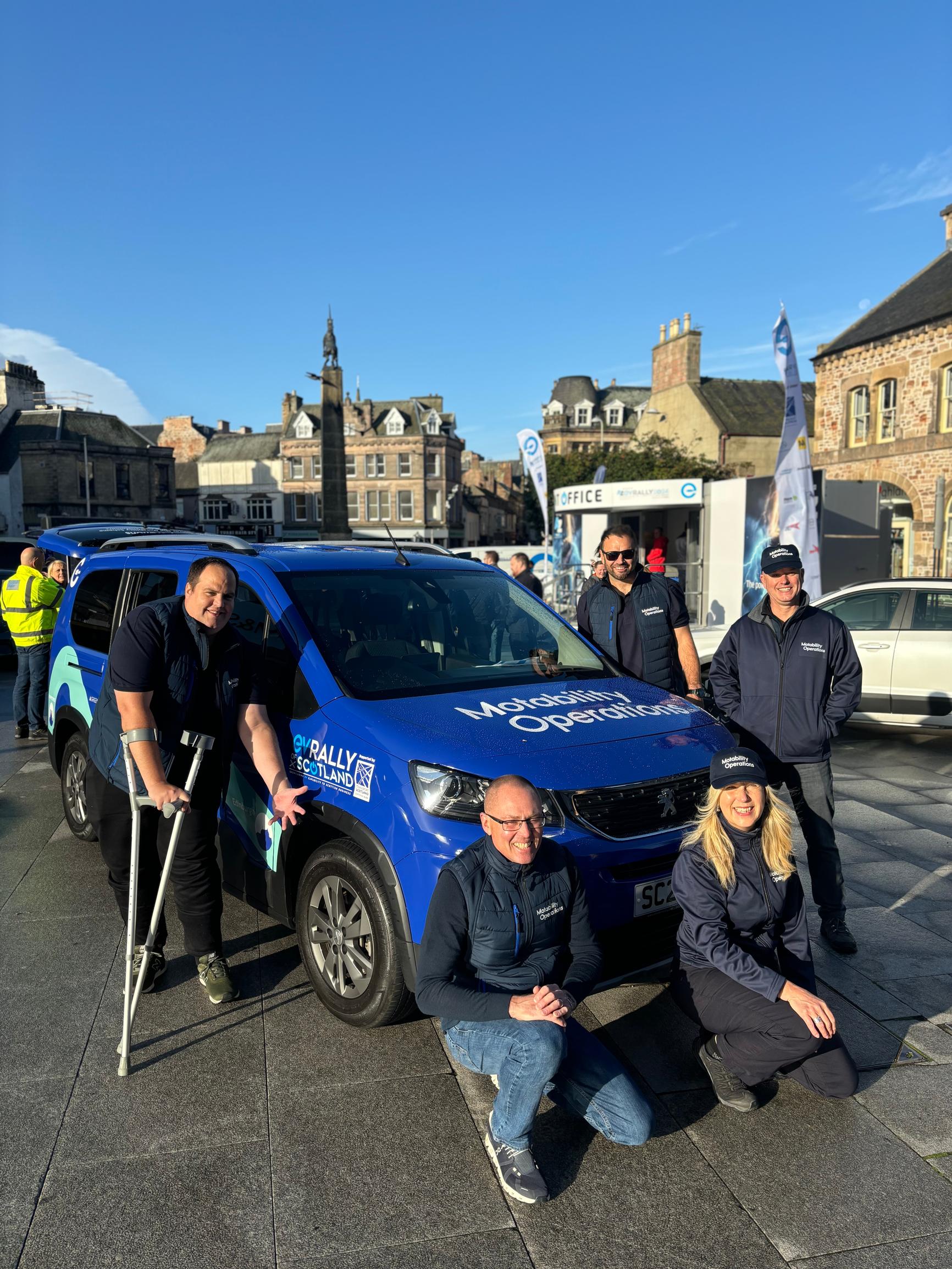 Motability Operations joins Scottish electric vehicle rally