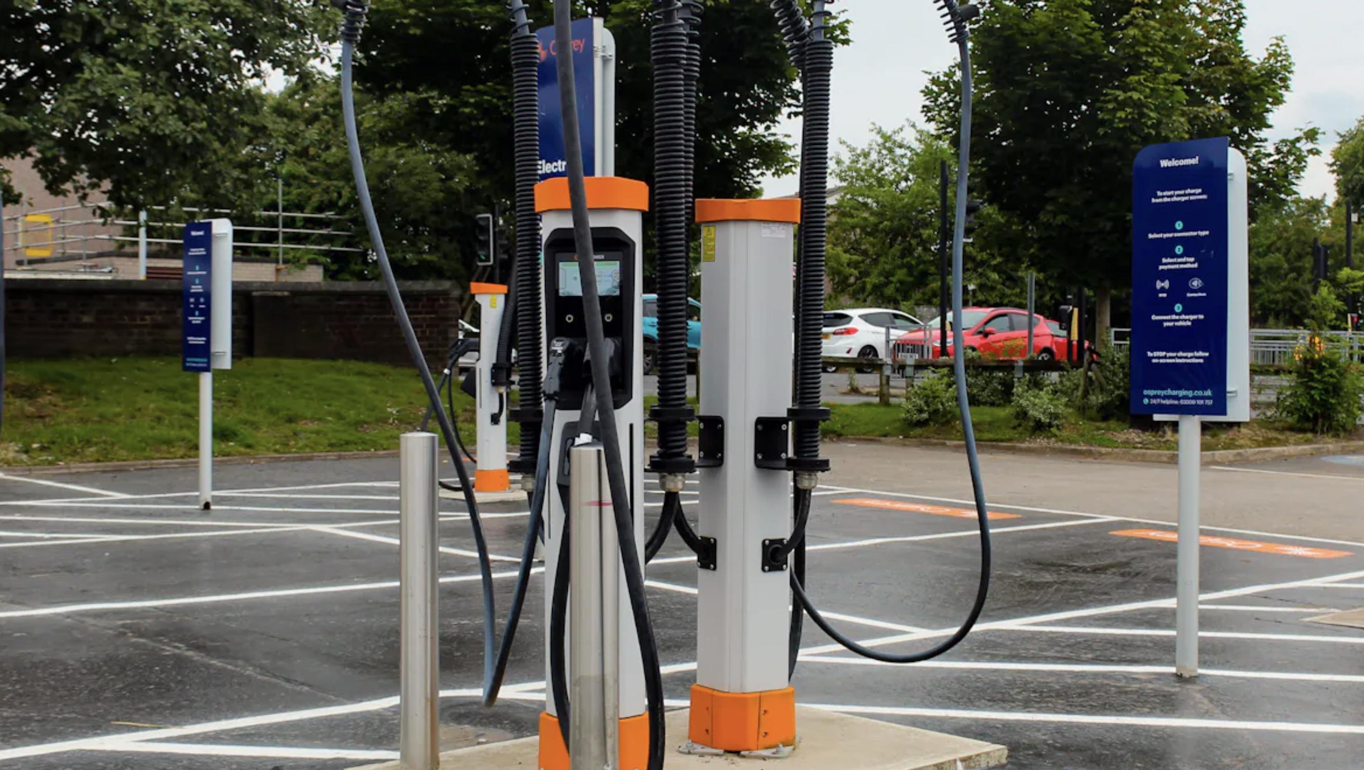 Southend retail park hosts Osprey Charging hub