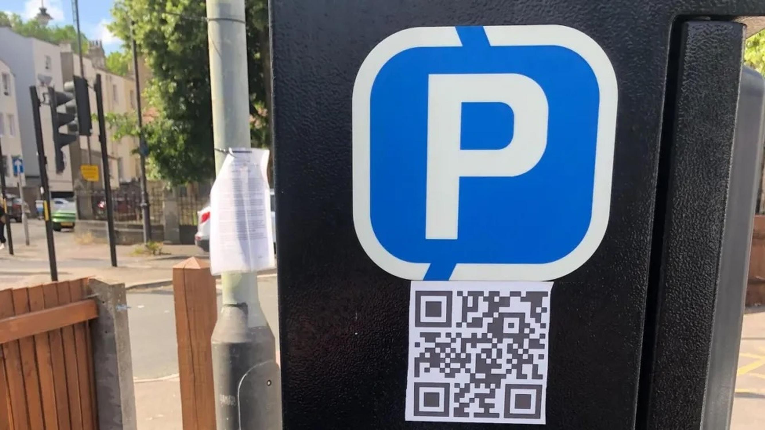 A fake QR code in Cheltenham