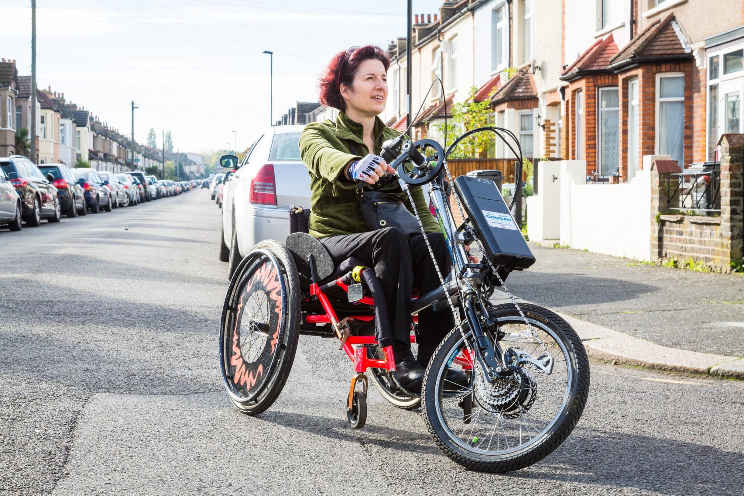 Wheels for Wellbeing found that disabled people who cycle are far more likely to use e-cycles than non-disabled people