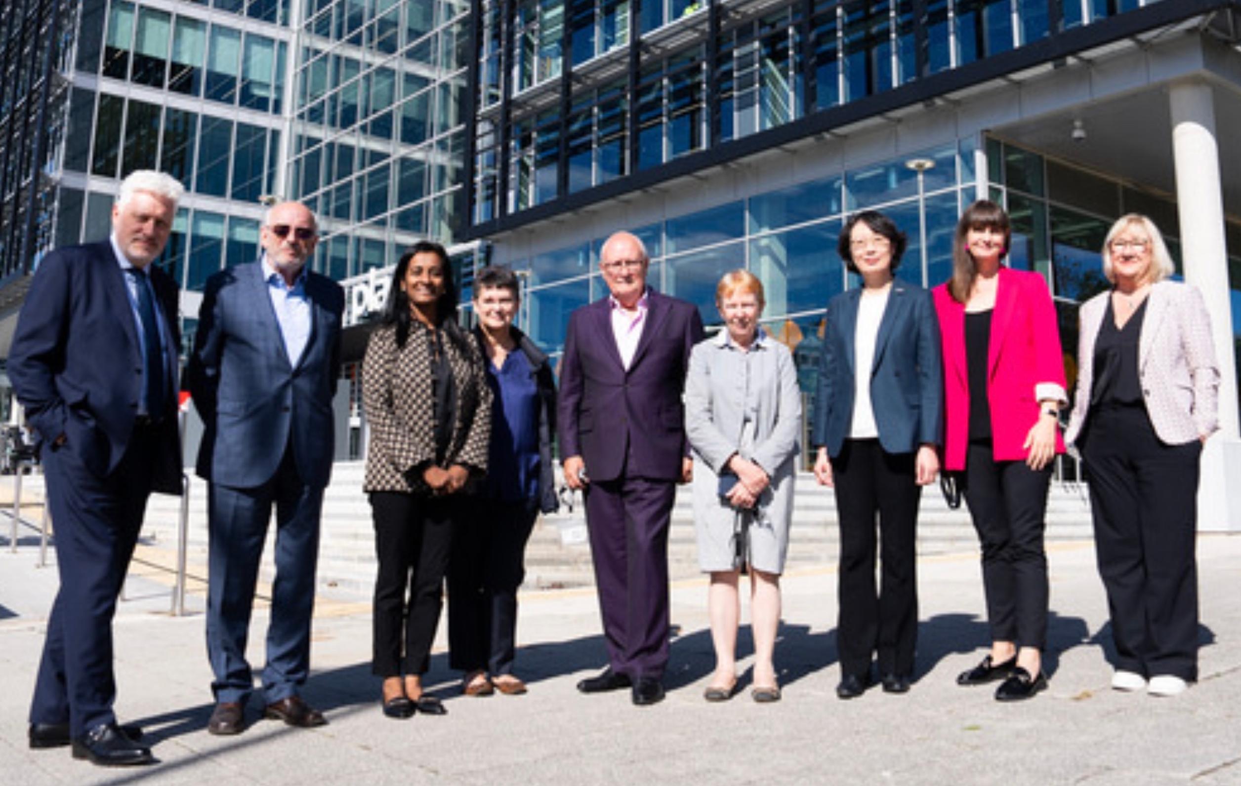 The New Towns Taskforce at their first meeting in Milton Keynes