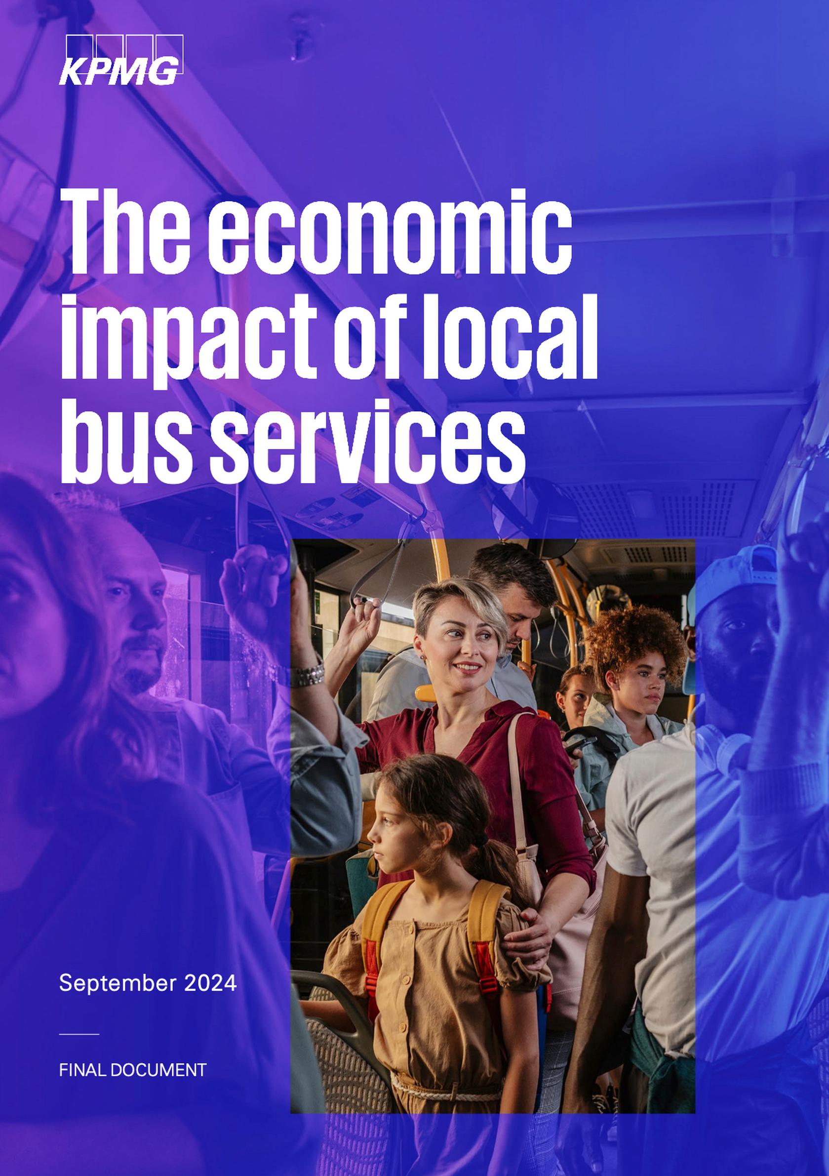 Investing in buses ‘brings significant economic boost’ says KPMG study