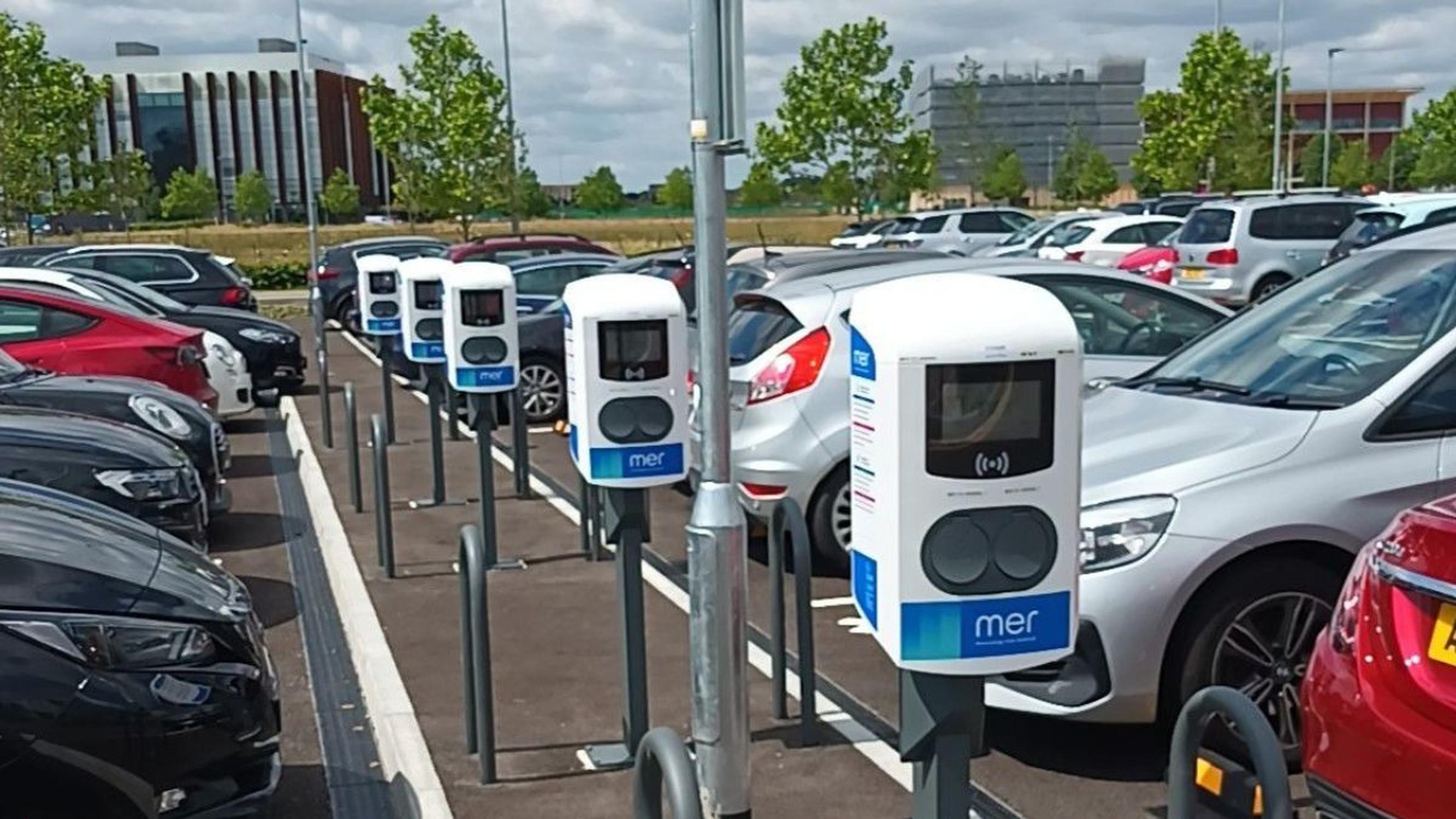 EV charging at Addenbrooke`s Hospital