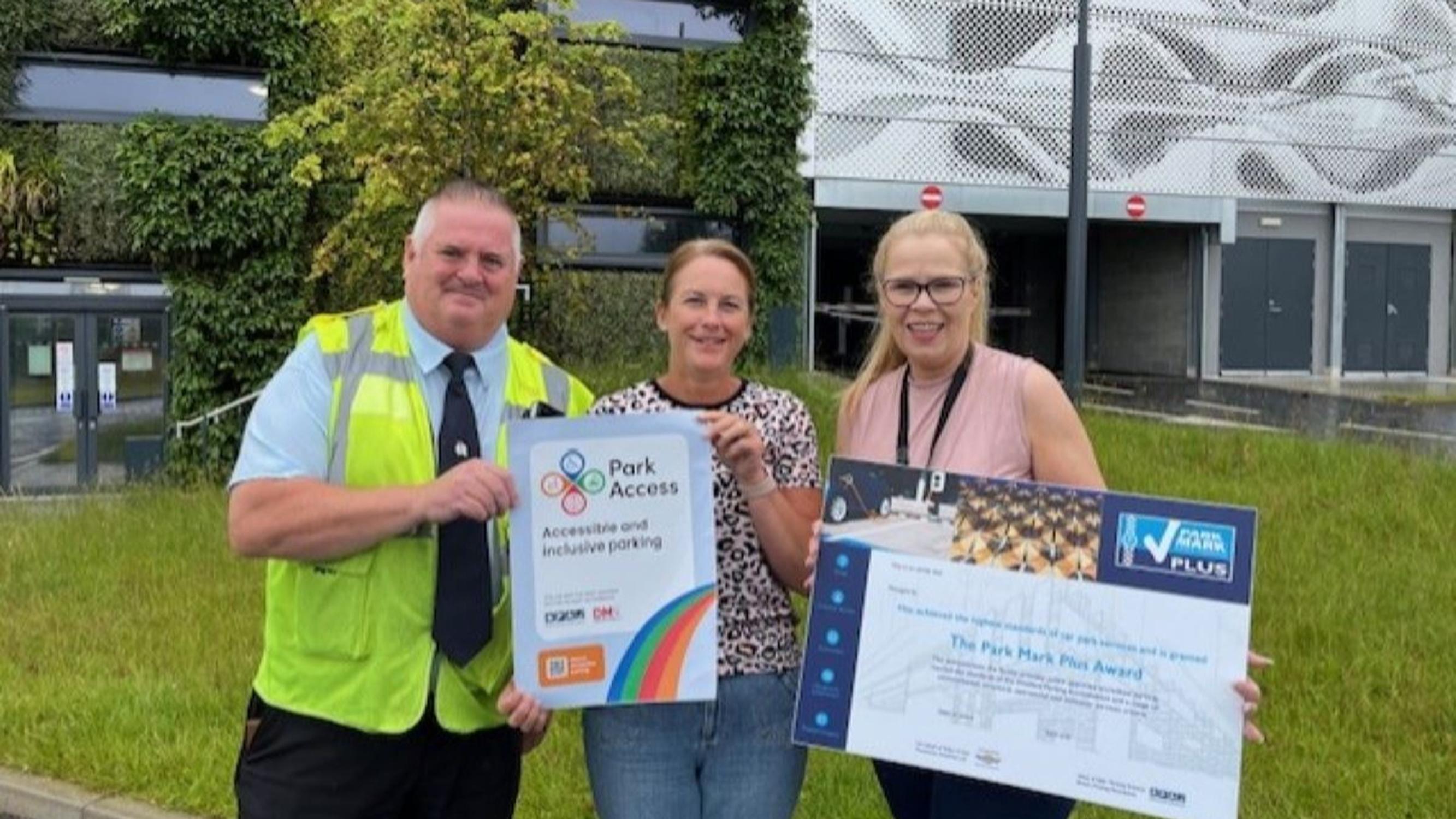 Daren Harwood, Sharon Chaffe and Karen Stokoe