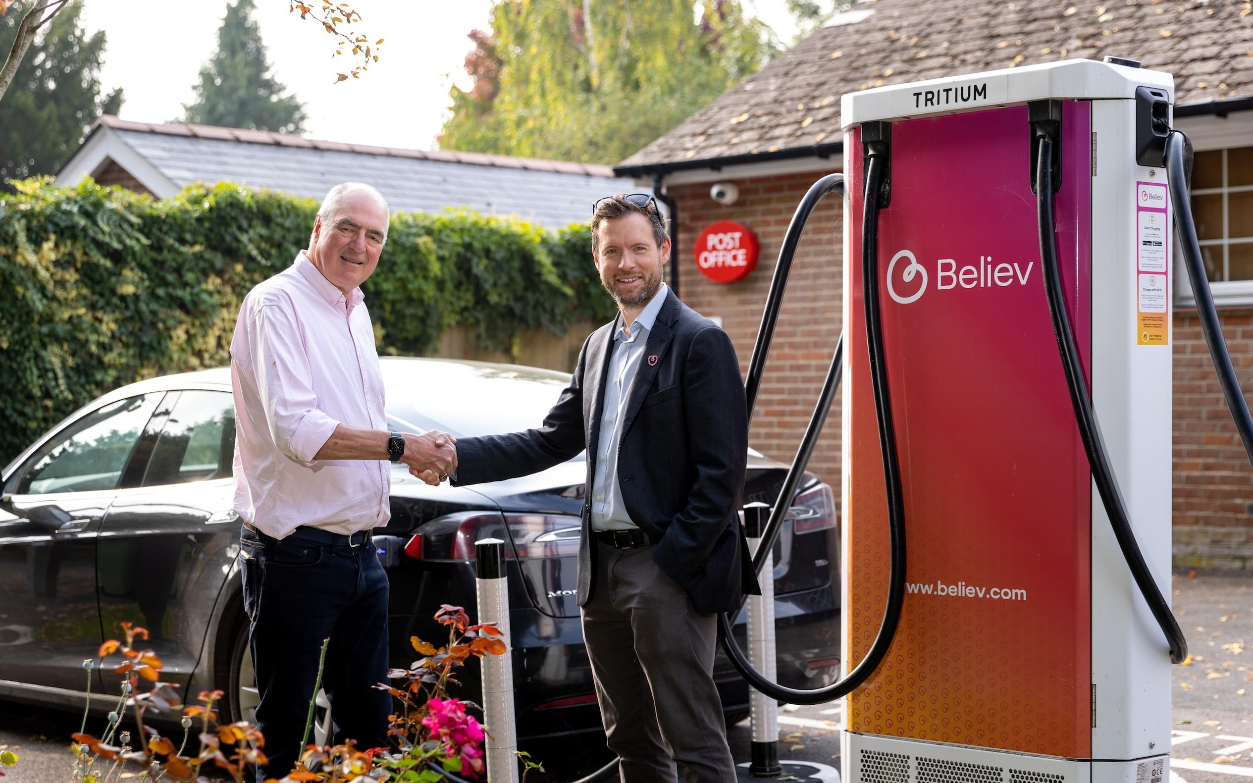 Believ has provided Broughton Village Hall with a chargepoint