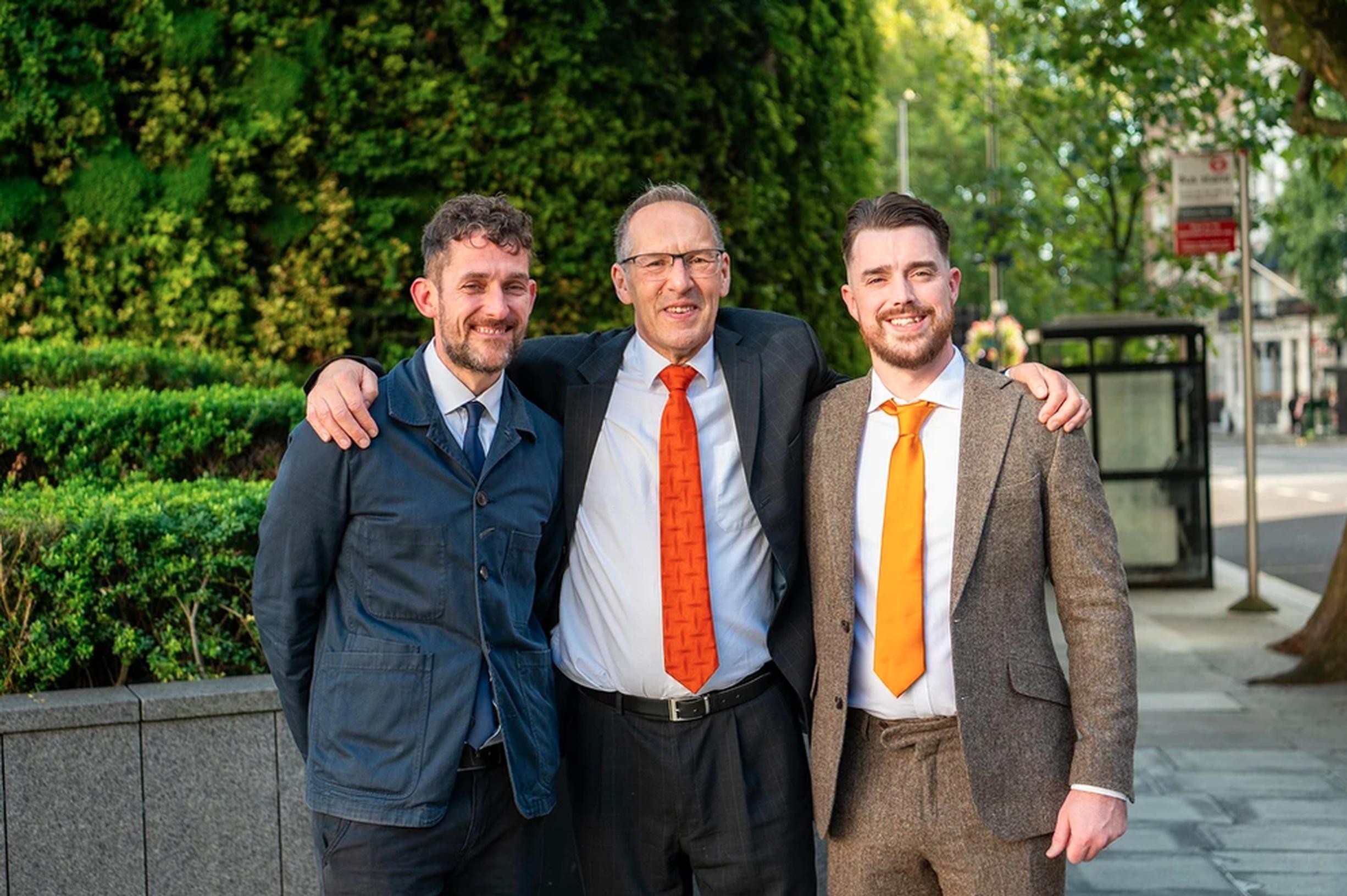 L-R: Daniel, Rod and Jason