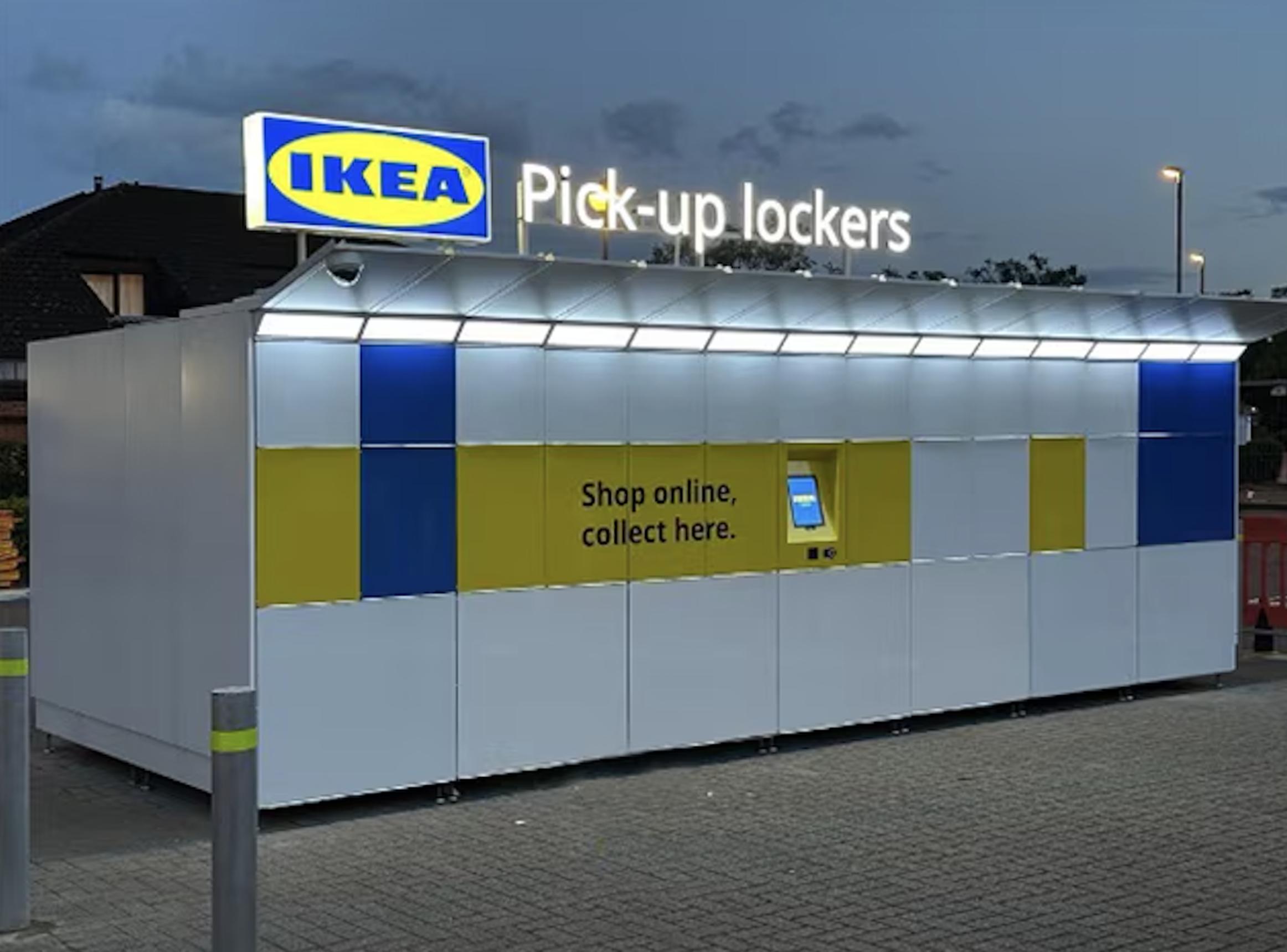 An IKEA pick-up locker (SRA Architects)