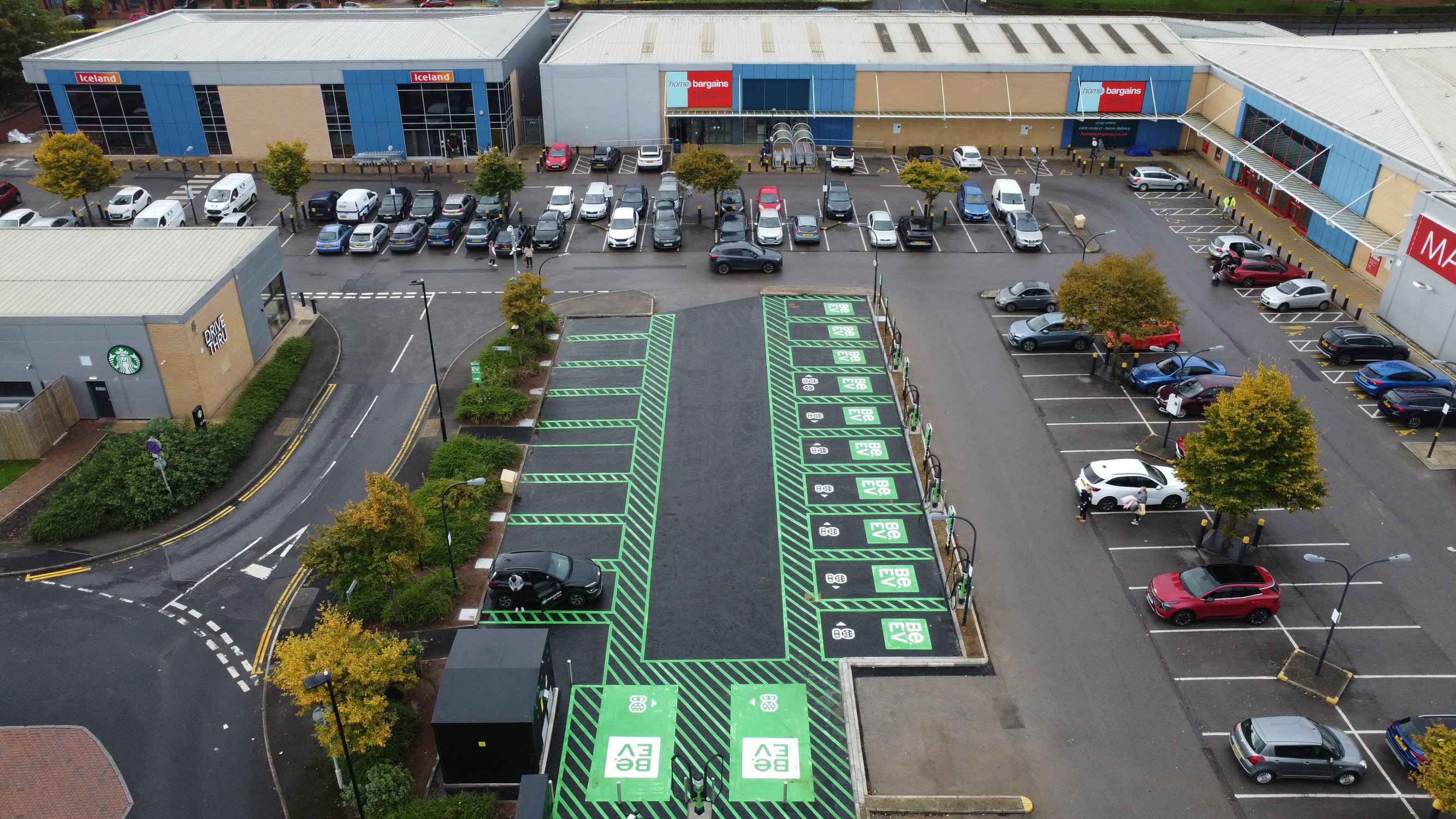 Sheffield`s Parkway Central Retail Park