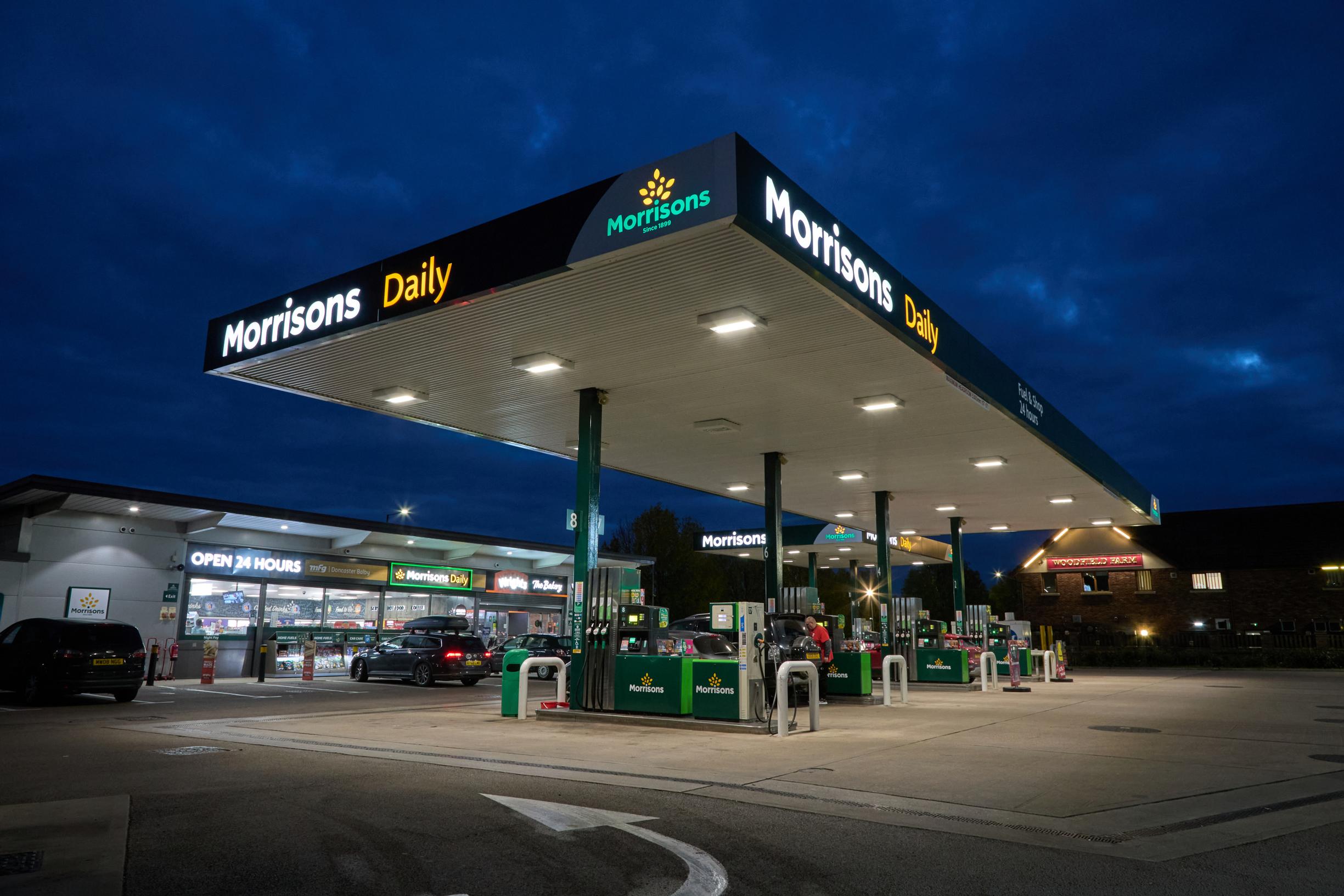 A refreshed Morrisons forecourt