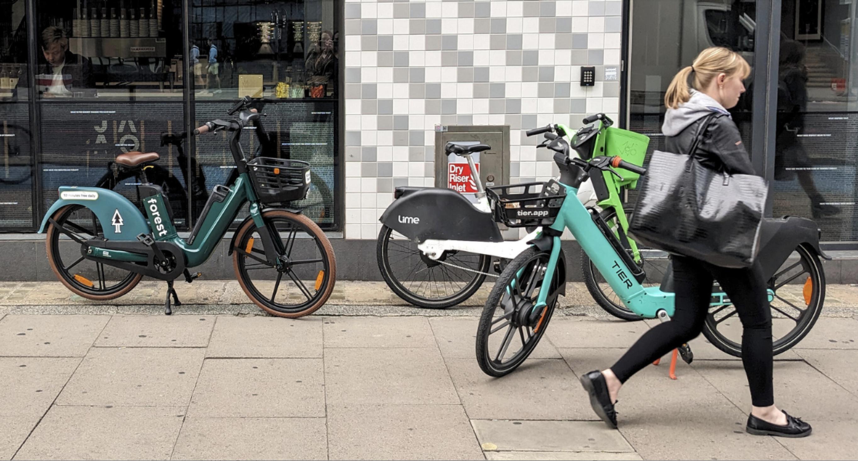 Problematic parking of e-bike presents safety issues for many particularly disabled and older people (Image: Living Streets)