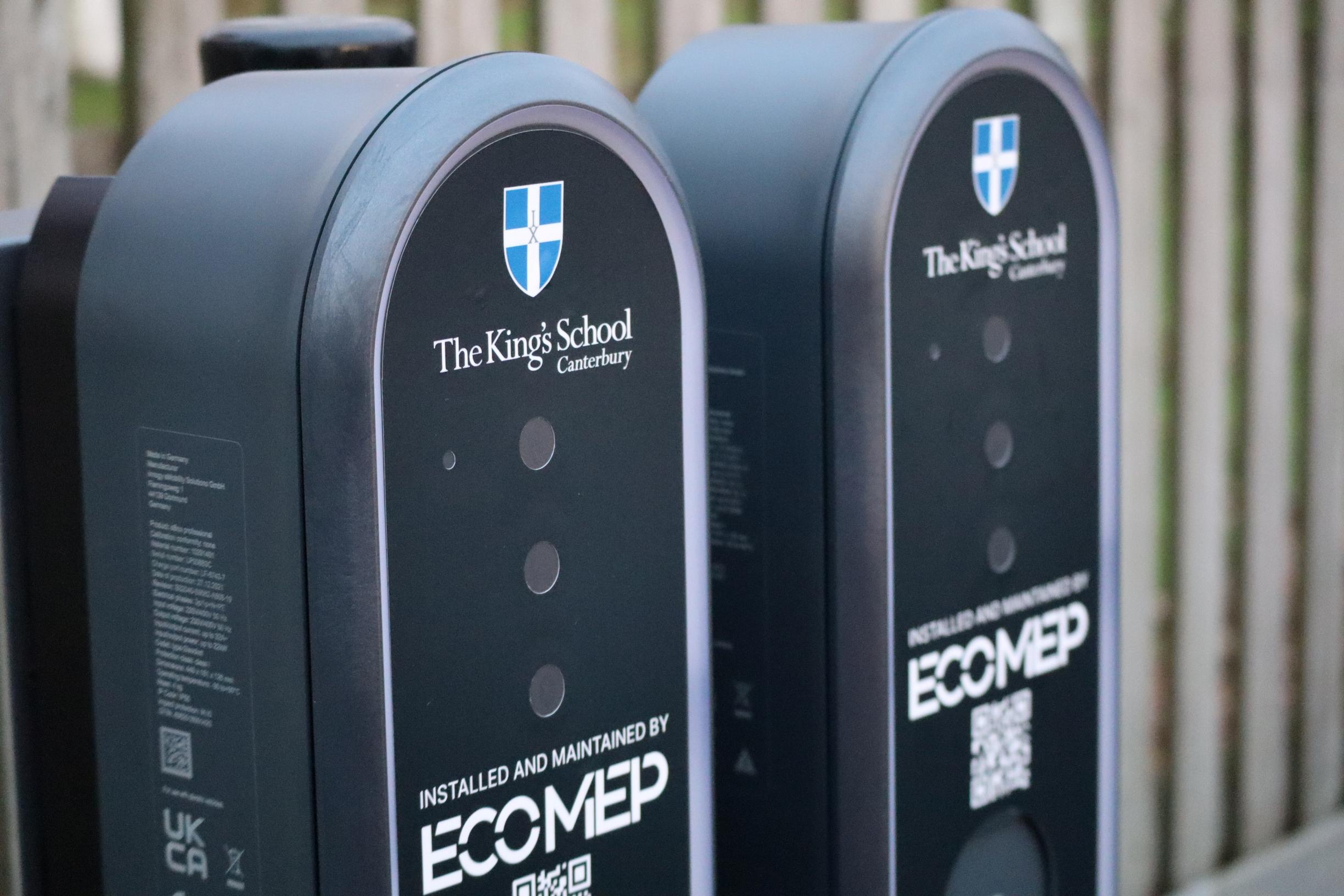 Compleo chargers at King`s School Canterbury