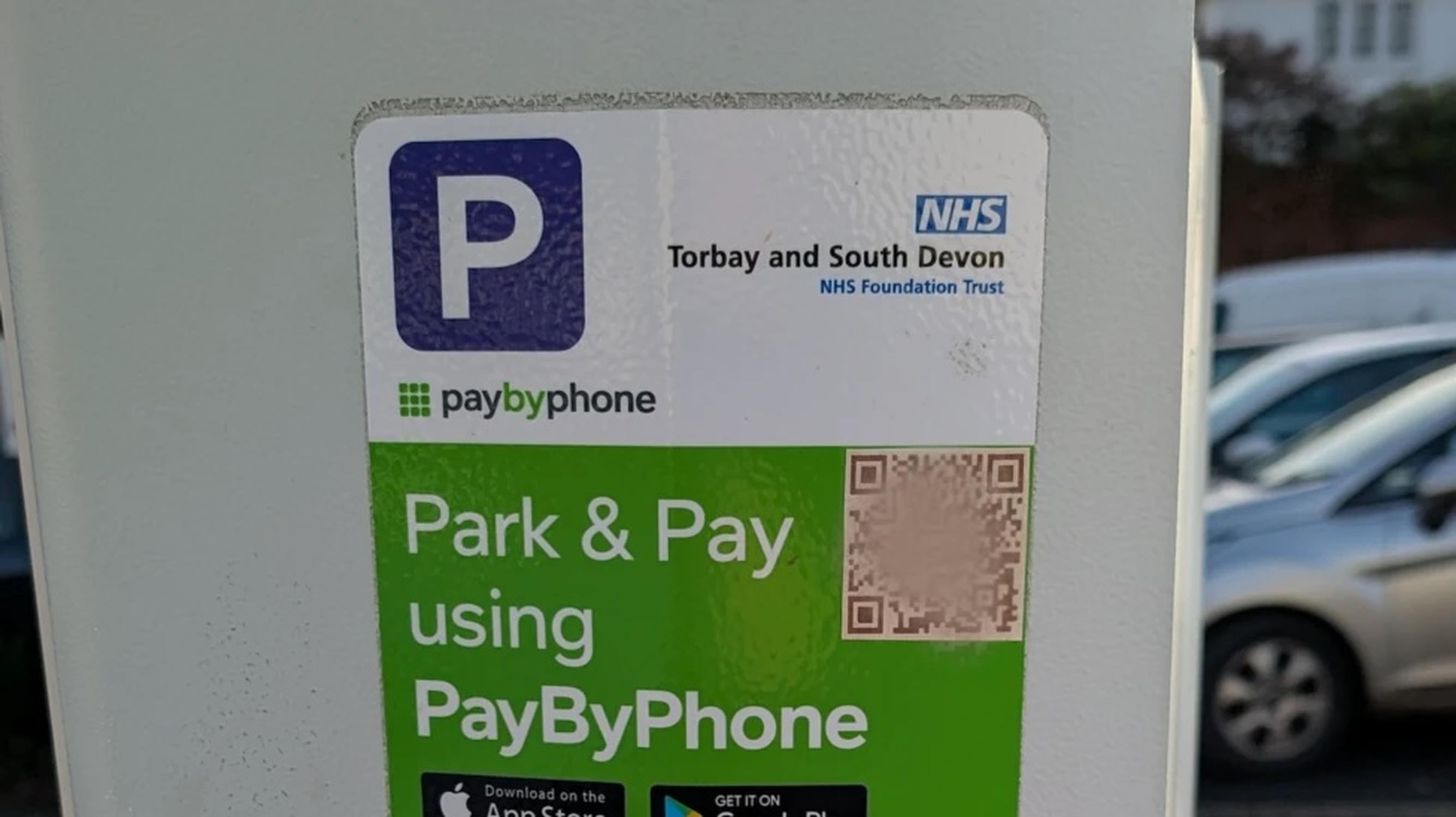 Devon hospital hit by QR parking scam