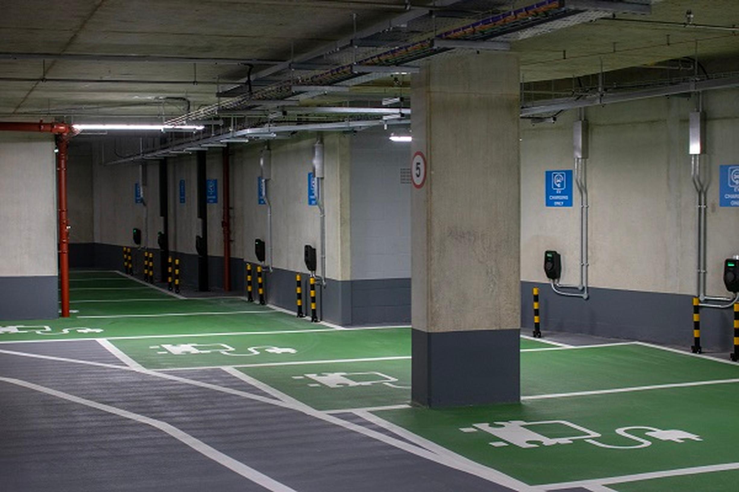 EV charging at the Park Street car park